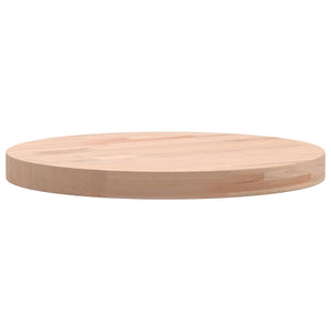 vidaXL Table Top Ø30x2.5 cm Round Solid Wood Beech