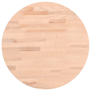 vidaXL Table Top Ø40x4 cm Round Solid Wood Beech