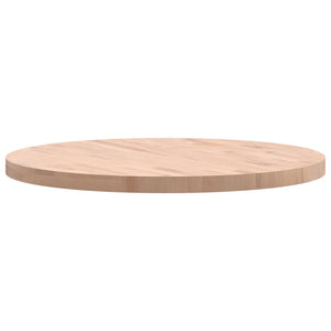 vidaXL Table Top Ø80x4 cm Round Solid Wood Beech