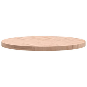 vidaXL Table Top Ø80x4 cm Round Solid Wood Beech