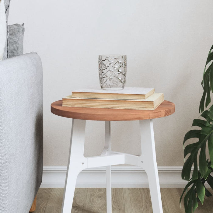 vidaXL Table Top Ø30x1.5 cm Round Solid Wood Beech