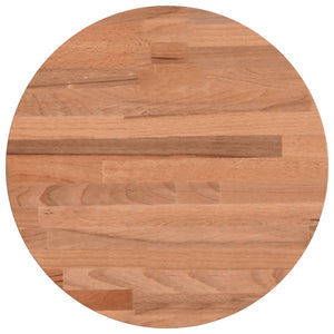 vidaXL Table Top Ø30x2.5 cm Round Solid Wood Beech