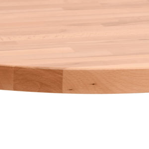 vidaXL Table Top Ø30x2.5 cm Round Solid Wood Beech