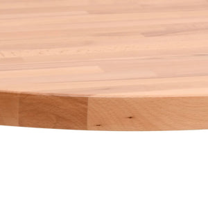 vidaXL Table Top Ø40x2.5 cm Round Solid Wood Beech