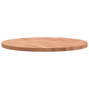 vidaXL Table Top Ø60x2.5 cm Round Solid Wood Beech