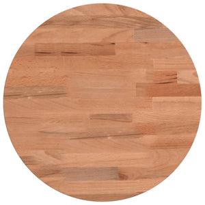 vidaXL Table Top Ø30x4 cm Round Solid Wood Beech