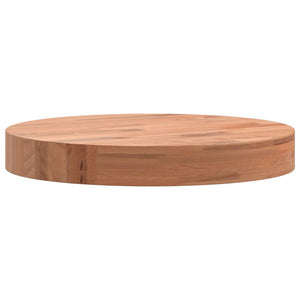 vidaXL Table Top Ø30x4 cm Round Solid Wood Beech