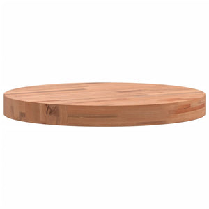 vidaXL Table Top Ø40x4 cm Round Solid Wood Beech