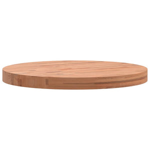 vidaXL Table Top Ø50x4 cm Round Solid Wood Beech