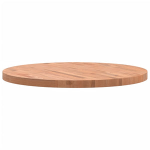 vidaXL Table Top Ø80x4 cm Round Solid Wood Beech