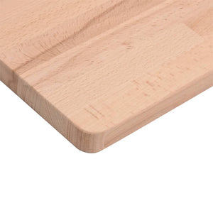 vidaXL Table Top 50x50x1.5 cm Square Solid Wood Beech