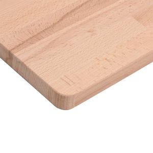 vidaXL Table Top 60x60x1.5 cm Square Solid Wood Beech