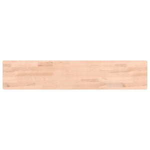 vidaXL Wall Shelf 100x20x2.5 cm Solid Wood Beech