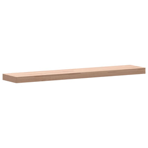 vidaXL Wall Shelf 100x20x4 cm Solid Wood Beech