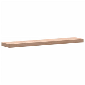 vidaXL Wall Shelf 100x20x4 cm Solid Wood Beech