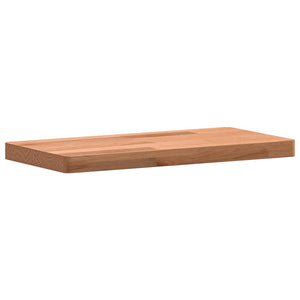 vidaXL Wall Shelf 40x20x2.5 cm Solid Wood Beech