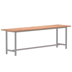 vidaXL Workbench Top 220x55x2.5 cm Solid Wood Beech