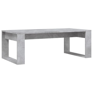 vidaXL Coffee Table Concrete Grey 102x50x35 cm Engineered Wood