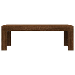 vidaXL Coffee Table Brown Oak 102x50x36 cm Engineered Wood