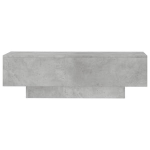 vidaXL Coffee Table Concrete Grey 100x49.5x31 cm Engineered Wood