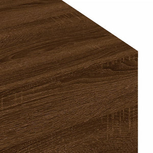 vidaXL Coffee Table Brown Oak 100x49.5x31 cm Engineered Wood