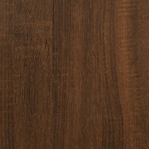 vidaXL Coffee Table Brown Oak 100x49.5x31 cm Engineered Wood