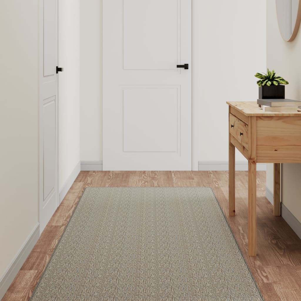 vidaXL Carpet Runner Sisal Look Taupe 80x300 cm