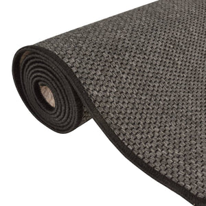 vidaXL Carpet Runner Sisal Look Anthracite 50x200 cm