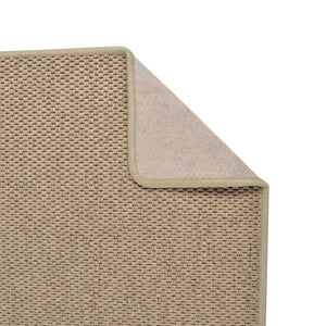 vidaXL Carpet Runner Sisal Look Sand 50x100 cm