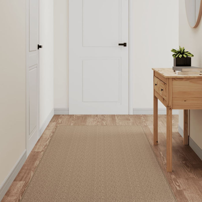 vidaXL Carpet Runner Sisal Look Sand 80x250 cm