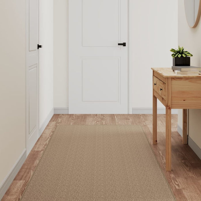 vidaXL Carpet Runner Sisal Look Sand 80x300 cm