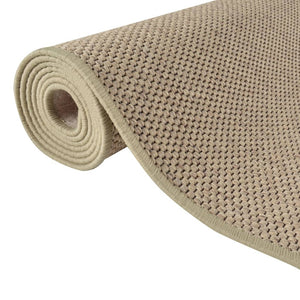 vidaXL Carpet Runner Sisal Look Sand 80x400 cm