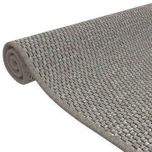 vidaXL Carpet Runner Sisal Look Silver 50x150 cm