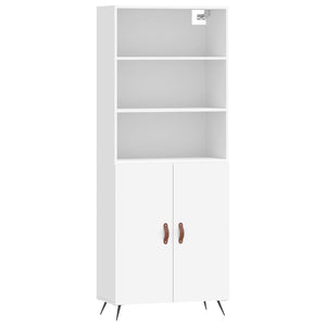 vidaXL Highboard White 69.5x34x180 cm Engineered Wood