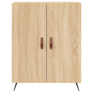 vidaXL Highboard Sonoma Oak 69.5x34x180 cm Engineered Wood