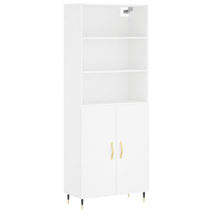 vidaXL Highboard White 69.5x34x180 cm Engineered Wood