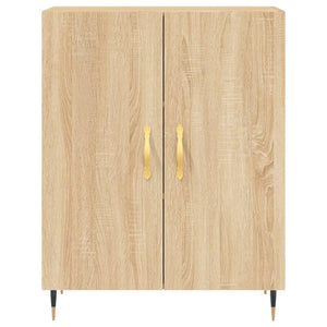 vidaXL Highboard Sonoma Oak 69.5x34x180 cm Engineered Wood