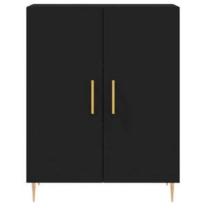 vidaXL Highboard Black 69.5x34x180 cm Engineered Wood