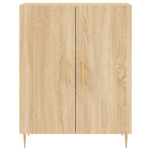 vidaXL Highboard Sonoma Oak 69.5x34x180 cm Engineered Wood