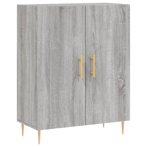 vidaXL Highboard Grey Sonoma 69.5x34x180 cm Engineered Wood