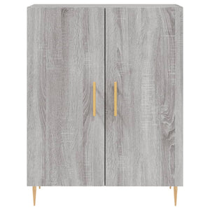 vidaXL Highboard Grey Sonoma 69.5x34x180 cm Engineered Wood