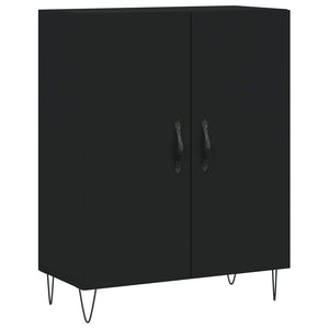 vidaXL Highboard Black 69.5x34x180 cm Engineered Wood