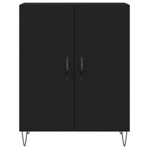 vidaXL Highboard Black 69.5x34x180 cm Engineered Wood