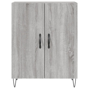 vidaXL Highboard Grey Sonoma 69.5x34x180 cm Engineered Wood