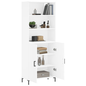 vidaXL Highboard White 69.5x34x180 cm Engineered Wood