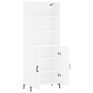 vidaXL Highboard White 69.5x34x180 cm Engineered Wood