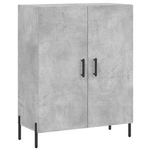 vidaXL Highboard Concrete Grey 69.5x34x180 cm Engineered Wood