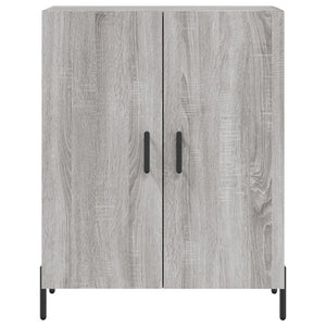 vidaXL Highboard Grey Sonoma 69.5x34x180 cm Engineered Wood