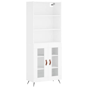 vidaXL Highboard White 69.5x34x180 cm Engineered Wood