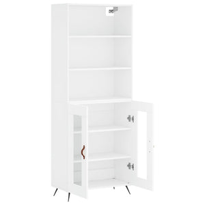 vidaXL Highboard White 69.5x34x180 cm Engineered Wood